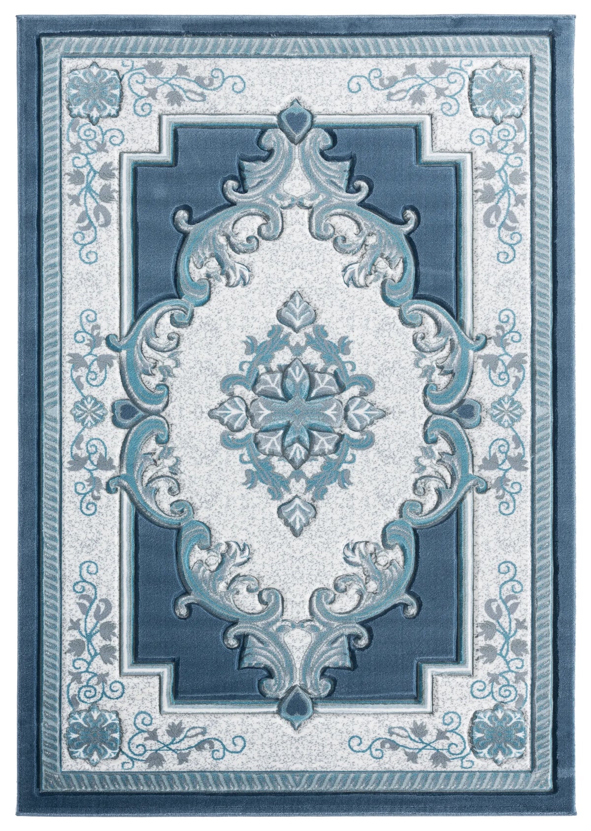 United Weavers Bristol Fallon Aqua Rug - front view