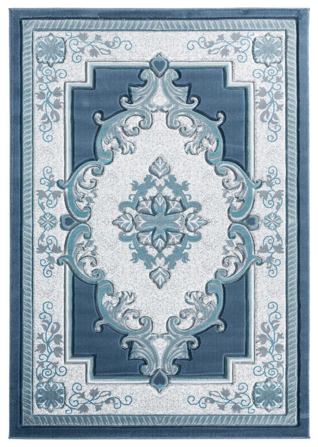 United Weavers Bristol Fallon Aqua Rug - front view