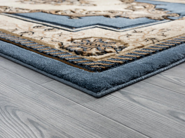 United Weavers Bristol Fallon Blue Rug - angle view