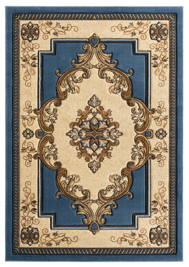 United Weavers Bristol Fallon Blue Rug - front view