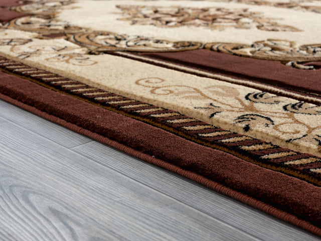 United Weavers Bristol Fallon Chocolate Rug - pile height detail