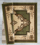 United Weavers Bristol Fallon Green Rug - backing detail