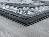 United Weavers Bristol Fallon Grey Rug - angle view