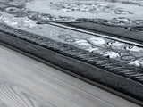 United Weavers Bristol Fallon Grey Rug - pile height detail