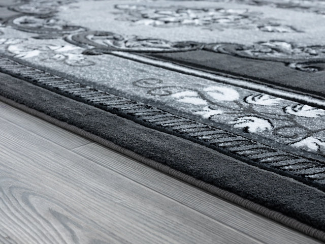 United Weavers Bristol Fallon Grey Rug - pile height detail