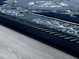 United Weavers Bristol Fallon Navy Rug - pile height detail