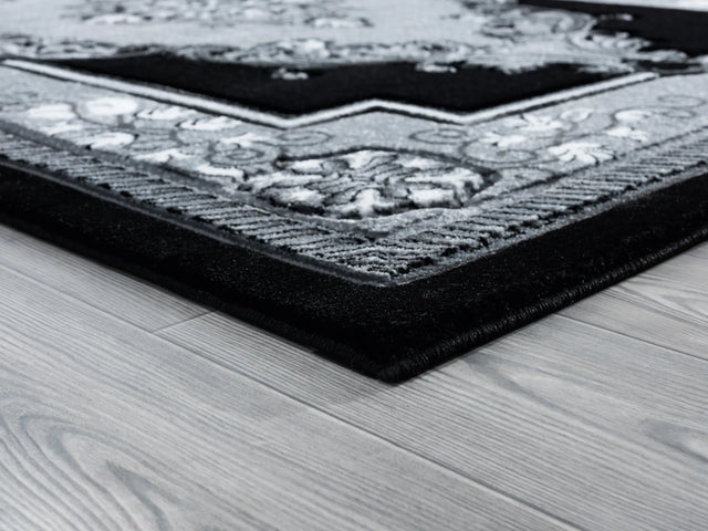 United Weavers Bristol Fallon Silver Rug - angle view