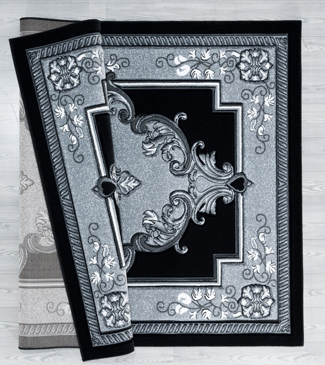 United Weavers Bristol Fallon Silver Rug - backing detail