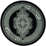 United Weavers Bristol Fallon Silver Rug - round front view