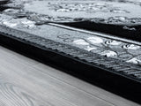United Weavers Bristol Fallon Silver Rug - pile height detail