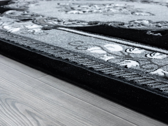 United Weavers Bristol Fallon Silver Rug - pile height detail