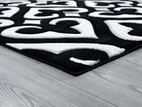 United Weavers Bristol Heartland Black Rug - angle view