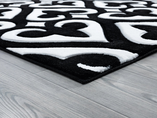 United Weavers Bristol Heartland Black Rug - angle view