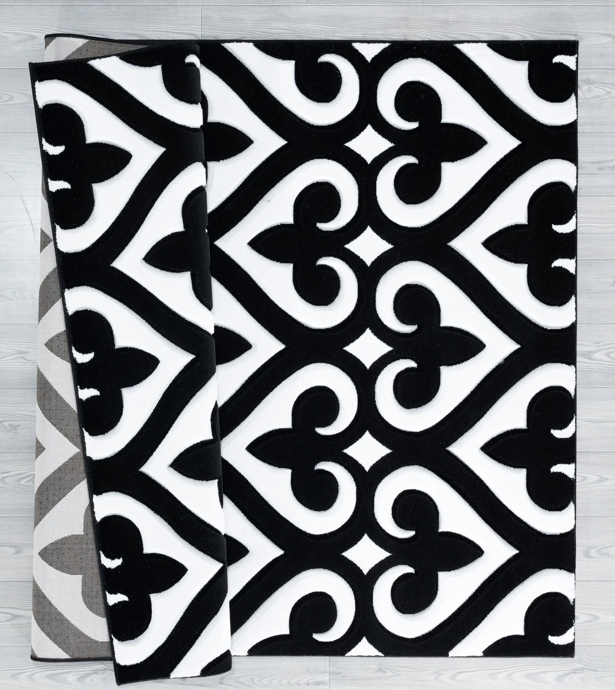 United Weavers Bristol Heartland Black Rug - backing detail