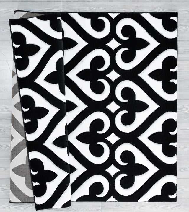 United Weavers Bristol Heartland Black Rug - backing detail