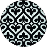 United Weavers Bristol Heartland Black Rug - round front view