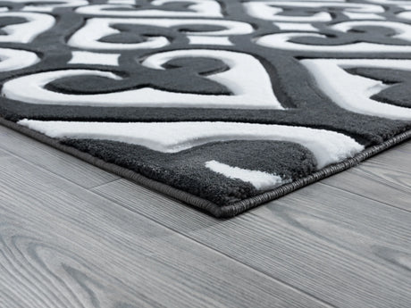 United Weavers Bristol Heartland Grey Rug - angle view