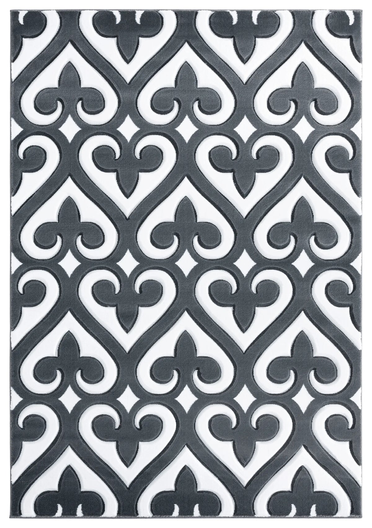 United Weavers Bristol Heartland Grey Rug - front view
