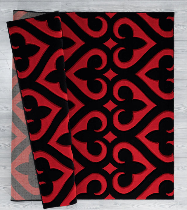 United Weavers Bristol Heartland Red Rug - backing detail
