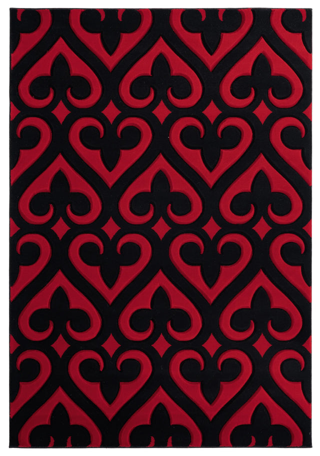 United Weavers Bristol Heartland Red Rug - front view