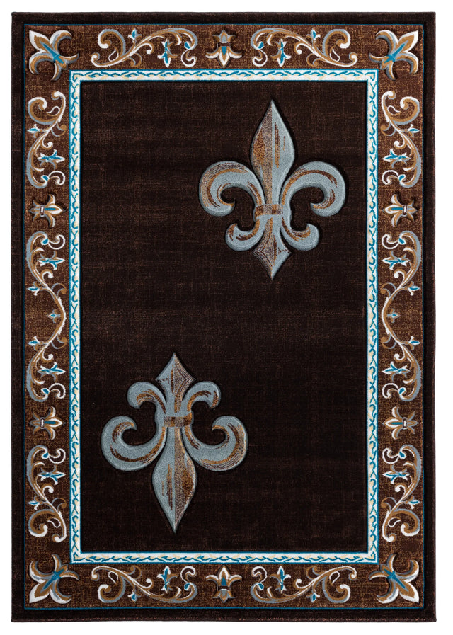 United Weavers Bristol Lilium Brown Rug - front view