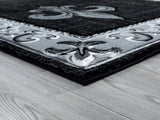 United Weavers Bristol Lilium Grey Rug - angle view