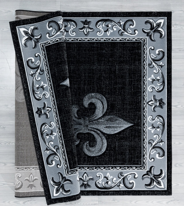United Weavers Bristol Lilium Grey Rug - backing detail