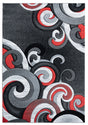 United Weavers Bristol Rhiannon Red Rug - front view