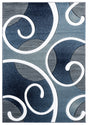 United Weavers Bristol Riley Navy Rug - front view