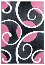 United Weavers Bristol Riley Pink Rug - front view