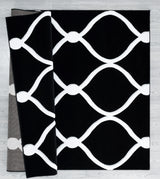 United Weavers Bristol Rodanthe Black Rug - backing detail