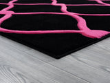 United Weavers Bristol Rodanthe Pink Rug - angle view