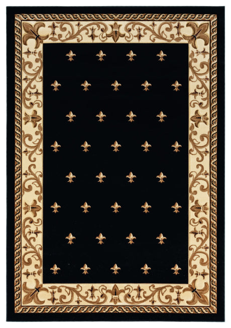 United Weavers Bristol Wington Black Rug - front view