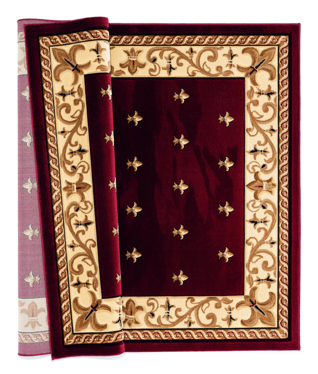 United Weavers Bristol Wington Burgundy Rug - backing detail