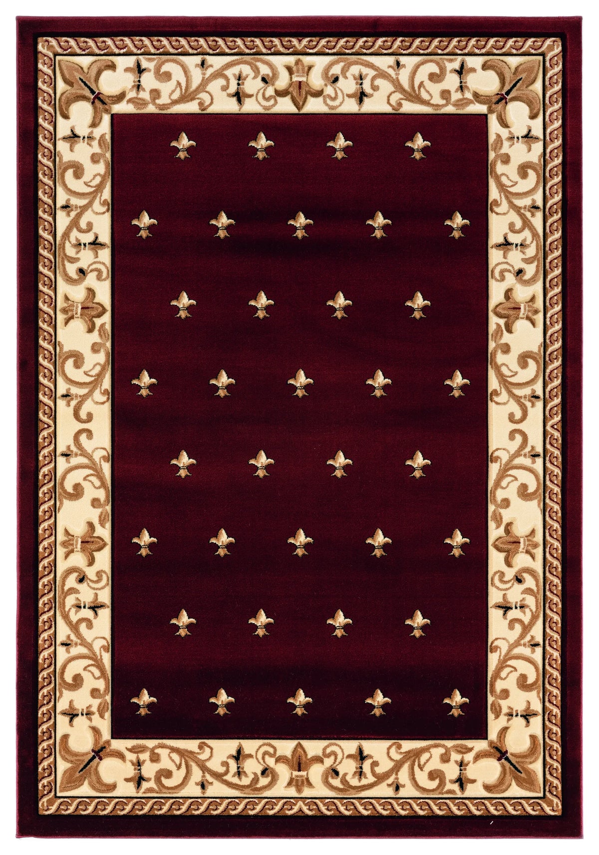 United Weavers Bristol Wington Burgundy Rug - front view