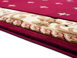 United Weavers Bristol Wington Burgundy Rug - pile height detail