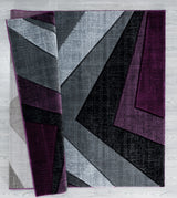 United Weavers Bristol Zine Plum Rug - backing detail