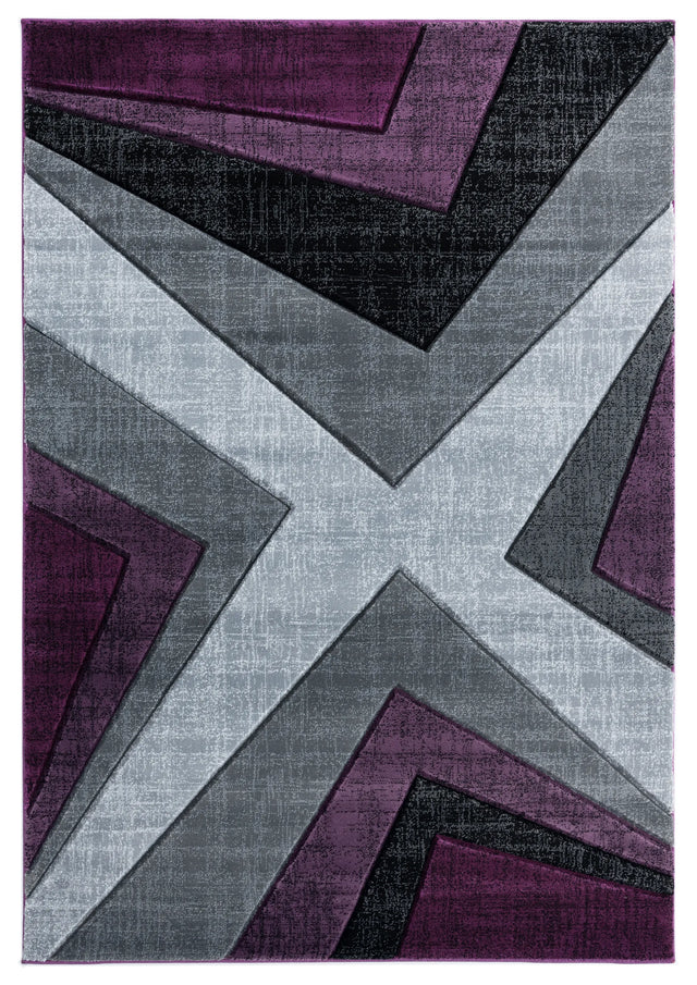 United Weavers Bristol Zine Plum Rug - front view