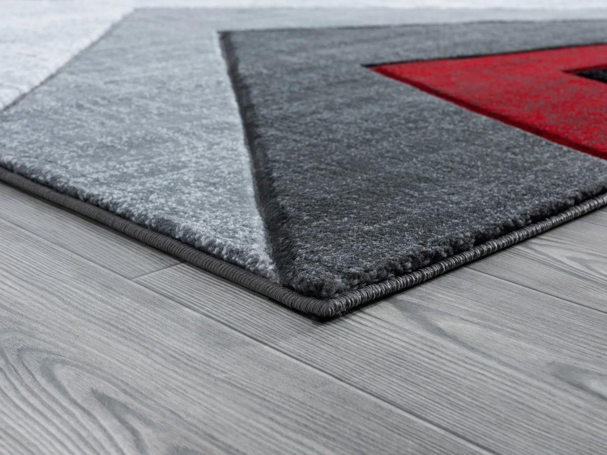 United Weavers Bristol Zine Red Rug - angle view