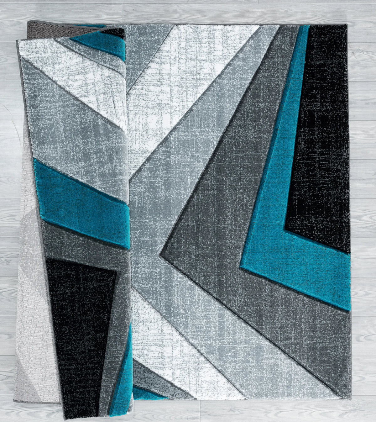 United Weavers Bristol Zine Turquoise Rug - backing detail