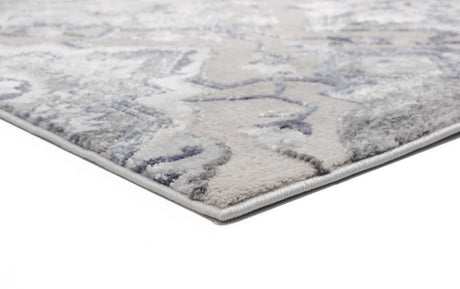 United Weavers Cascades Leavenworth Blue Rug - angle view