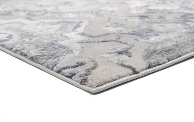 United Weavers Cascades Leavenworth Blue Rug - angle view
