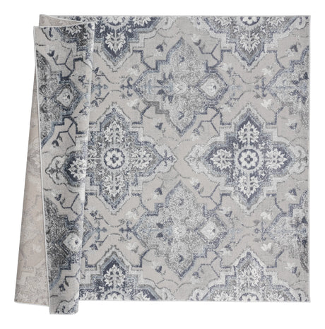 United Weavers Cascades Leavenworth Blue Rug - backing detail