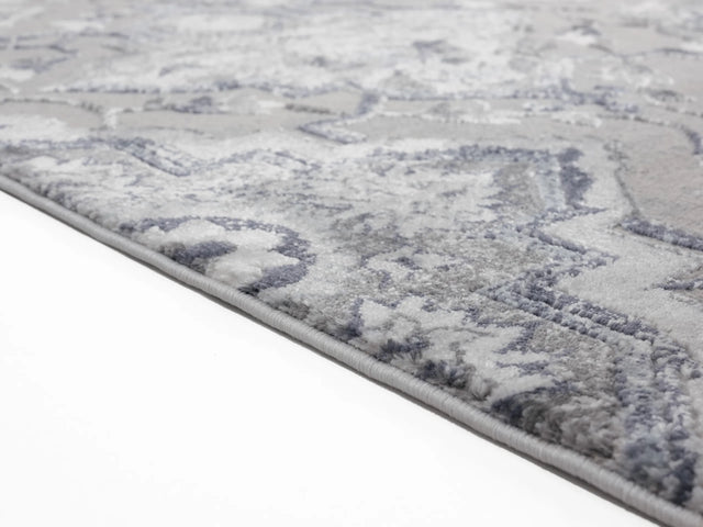 United Weavers Cascades Leavenworth Blue Rug - pile height detail