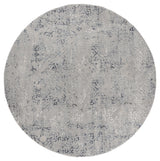 United Weavers Cascades Marblemount Blue Rug - round front view