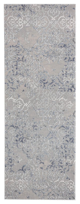 United Weavers Cascades Marblemount Blue Rug - runner front view