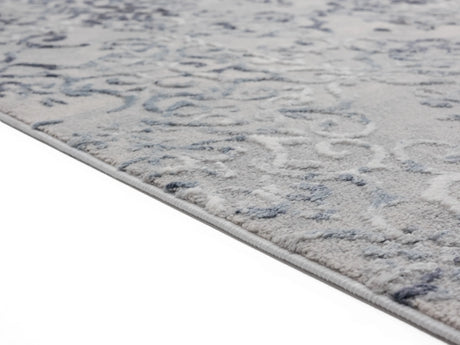 United Weavers Cascades Marblemount Blue Rug - pile height detail