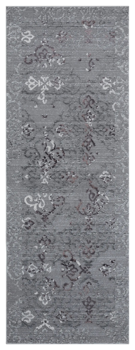 United Weavers Cascades Marblemount Plum Rug - runner front view