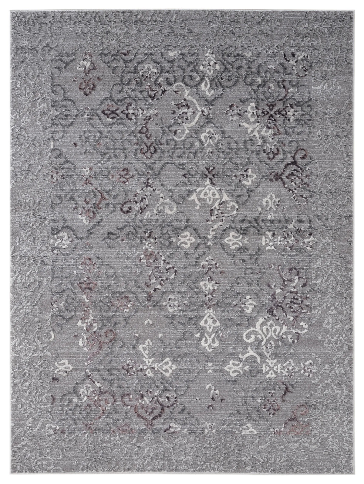 United Weavers Cascades Marblemount Plum Rug - front view