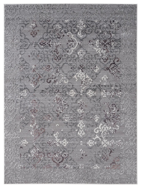 United Weavers Cascades Marblemount Plum Rug - front view